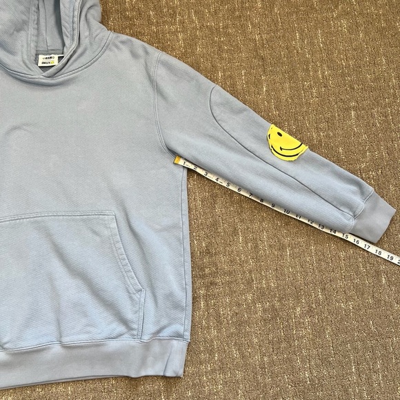 Samii Ryan Smiley® Oversized Hoodie, Blue - Picture 4 of 7